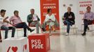Reunión de la ejecutiva provincial del PSOE de Pontevedra en un encuentro en Raxó