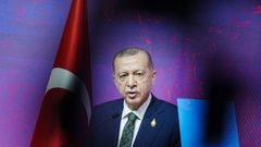 El presidente turco y aspirante a la reeleccin, Recep Tayyip Erdogan