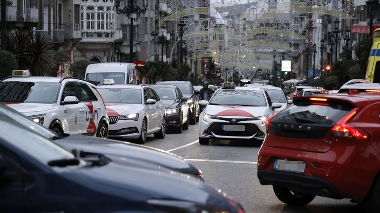 Siete de cada diez vigueses viven atrapados por el ruido del tráfico