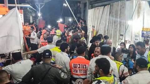 Tragedia por una avalancha en la fiesta ultraortodoxa del Lag Baomer, en Israel