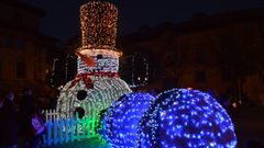 Iluminacin navidea en Oviedo
