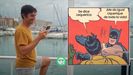Recreación de uno de los mensajes que se envían durante la conversación con el chatbot