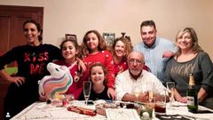Paula Echevarra disfrutando de la cena de Navidad con su familia en Cands