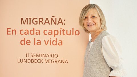 La neurloga Sonia Santos en el II Seminario Lundbeck de Migraa.