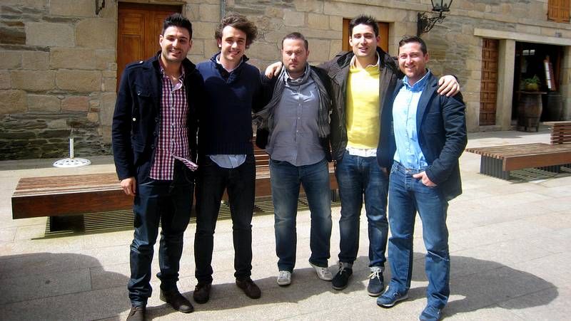 Un momento de la concentraci�n de Esquerda Unida.