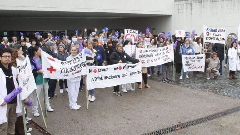 Nueva huelga en el Sergas: los técnicos paran el lunes