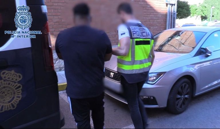 Uno de los detenidos en la operación del caso de la etiqueta naranja.