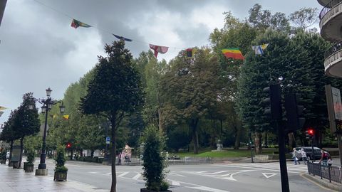 Calle Ur�a, durante el d�a de San Mateo 2020