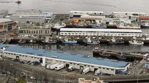 Pesqueros atracados en el puerto de Vigo, en una imagen de archivo