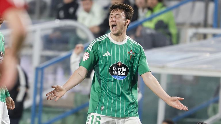 La goma del Racing Club Ferrol, a prueba de elasticidad