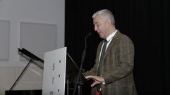 Valentn Garca, durante su intervencin en el homenaje a Saramago celebrado en el CGAC.