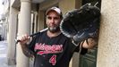Juan Jos Leiva, Guli, del club de besbol Relmpagos Pontevedra