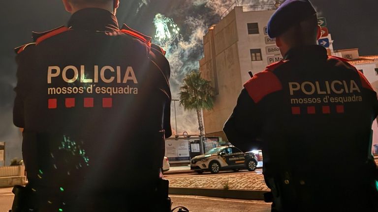 Heridos diez agentes de los Mossos tras perseguir a un conductor drogado