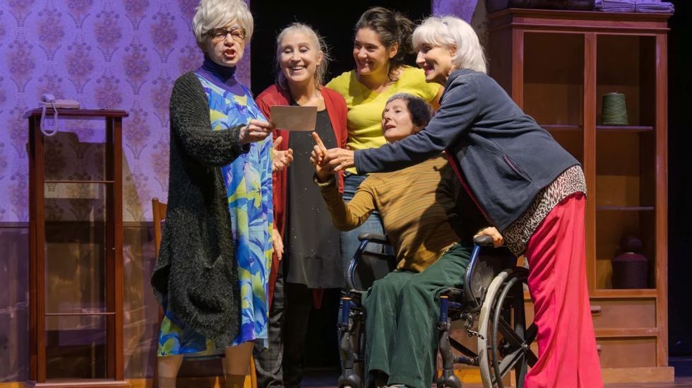 El actor Federico Pérez durante un monólogo