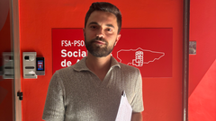 El secretario general de Juventudes Socialistas de Asturias, Sergio Llera