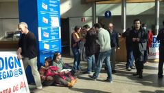 Encierro de funcionarios de la Xunta en Lugo