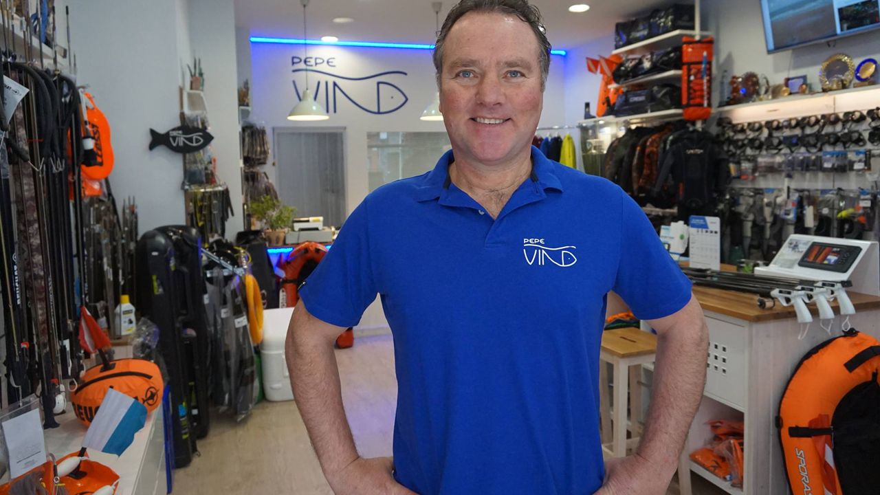 Chris, a neoiorquina que vive en Lugo e cambiou o ingl�s polo galego.Pepe Vi�a