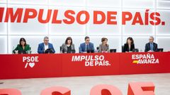 Pedro Snchez presidi la reunin de la Ejecutiva Federal el da despus de las elecciones gallegas
