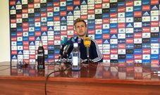 Edu Cortina en la sala de prensa de El Requex�n