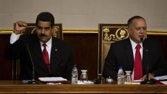 Nicols Maduro y Diosdado Cabello