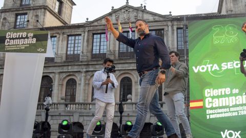 Santiago Abascal cerró la campaña de Vox en Toledo