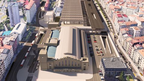Futura remodelación de la estación de San Cristóbal, en A Coruña