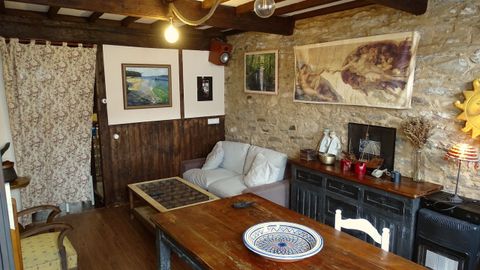 Interior de la pensión Casa Apilladeira, que abrió en el año 2017