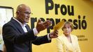 El exconsejero Ral Romeva, condenado por el Supremo por su participacin en el proceso secesionista cataln, en un acto de ERC celebrado el pasado junio