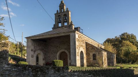 La nueva iglesia parroquial de Vilasouto sustituy a la antigua tras las construccin del embalse
