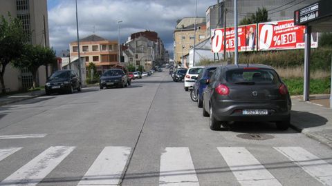 La avenida de Lugo es una de las calles de Vilalba que se mejorarn.