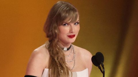 Taylor Swift en la pasada edicin de los Grammy