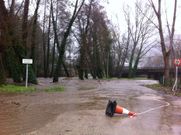 La carretera de Vilamart�n est� cortada al tr�fico 