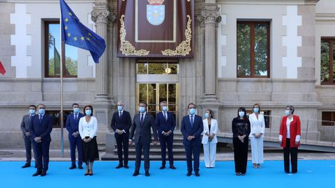 El gobierno de Feijoo, cuando tomó posesión el 7 de septiembre del año pasado