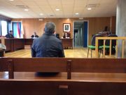 El implicado, J.V.F., en la vista de conformidad en la Audiencia