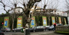 El colorido invade la plaza Alfonso IX con los nuevos escudos