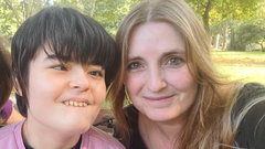 Xana y su madre Alba