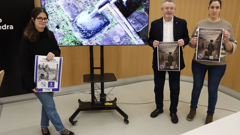 Proxección de «Unha maleta de cartón» na prisión da Lama