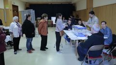 Imagen de archivo de una jornada electoral en Ourense.