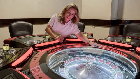 Natalia fue durante once aos crupier en el Casino de Torrelodones de Madrid