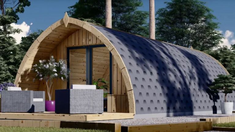 Una cabaña para camping a partir de14.000 euros.