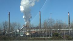  Imagen de la fbrica de ArcelorMittal en el polgono de Tabaza, Asturias