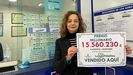 Inés Garzo, la lotera que repartió más de 15 millones de la Primitiva en Buenavista, Oviedo.