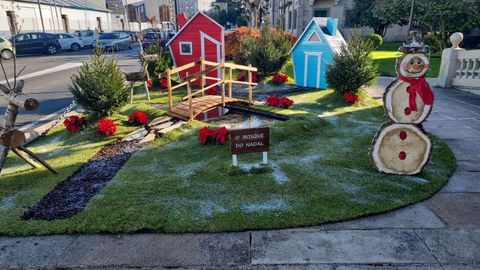 Poblado de Navidad, en Marín.
