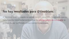 Faustino Blanco ha eliminado su cuenta de Twitter