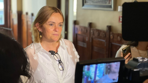 La diputada regional del Grupo Mixto y presidenta de la comisi�n de investigaci�n sobre la mina de Cerredo, Covadonga Tom�