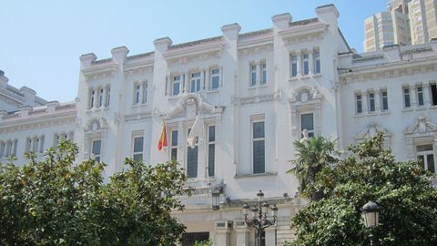 Imagen de la sede del Tribunal de Xustiza de Galicia 