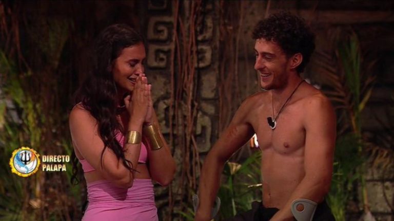 Las lágrimas de María Lamela ante el abandono forzoso de Alberto Ávila en «Supervivientes»