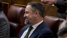 Santiago Abascal, de Vox, en el Congreso de los Diputados el 24 de enero