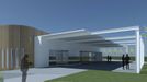 Infografía de cómo quedará el nuevo edificio del Hospital de Verín