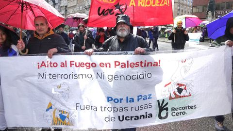 Manifestacin de UGT en Vigo
